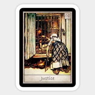 Tarot - Justice Sticker